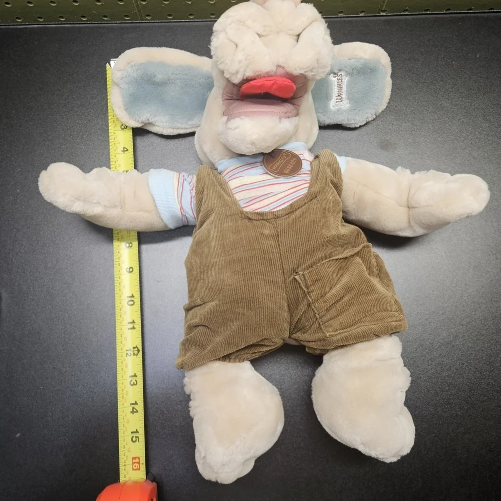 Vintage GANZ‎ Wrinkles Plush Dog Puppet 16